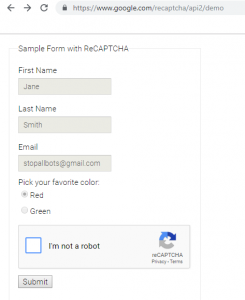 recaptcha bypass script define